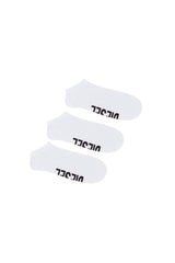 Men's 3-pack low-cut logo instep socks Black