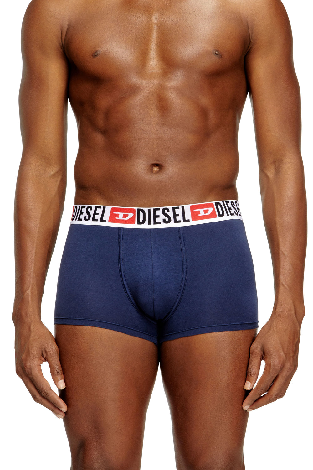 Men: Three-pack of all-over logo waist boxers