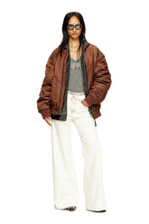 Women's Flare Jeans White 1978 D-Akemi