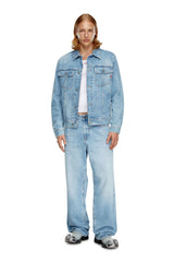 Men's Regular-fit trucker jacket Blue