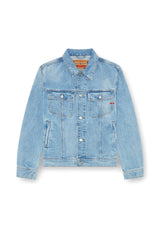 Men's Regular-fit trucker jacket Blue
