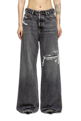 1996 D-Sire Woman: Relaxed Black/Dark grey Baggy Jeans
