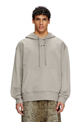 Men's Hoodie with metallic logo Grey