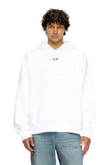 S-MACS-HOOD-OD Men: Oversized black hoodie metallic logo