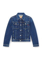 Women's Trucker jacket in denim Blue