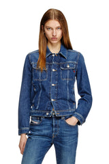 Women's Trucker jacket in denim Blue