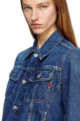 Women's Trucker jacket in denim Blue
