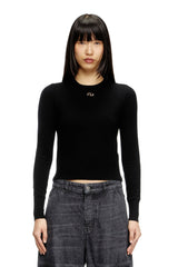 Women's Wool and cashmere top Black