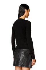 Women's Wool and cashmere cardigan Black