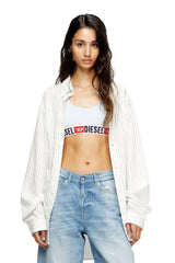 Women's Bralette with logo band Grey