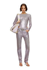 Women's Regular Foil Jeans colored 1989 D-Mine