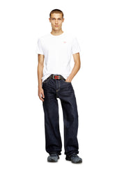 Men's T-shirt in mercerised cotton White