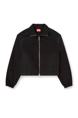 Women's High-neck technical JoggJeans jacket Black