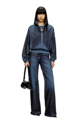 Women's High-neck JoggJeans jacket Blue