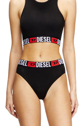 Women's Three-pack briefs with maxi-logo waist Black