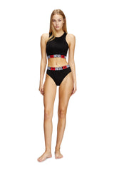 Women's Three-pack briefs with maxi-logo waist Black