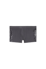 Men's Stretch-cotton boxers with tonal print Grey
