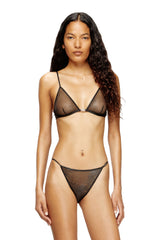 Women's Triangle nylon bra Black