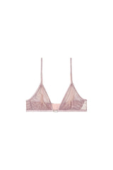 Women's Triangle nylon bra Black