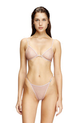 Women's Wireless bra with central Oval D Pink