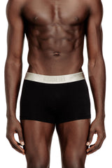 Men's Three-pack boxer briefs with small logo waistband Black