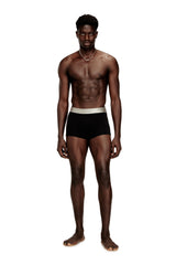 Men's Three-pack boxer briefs with small logo waistband Black
