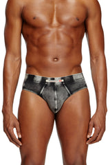 Men's Denim-effect briefs Black