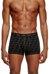 Men's 3-pack boxer briefs with stylised logo Black