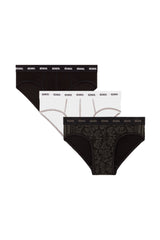 Men's 3-pack stretch cotton briefs with Bandana print Multicolor