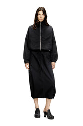 Women's Midi skirt in technical JoggJeans Black