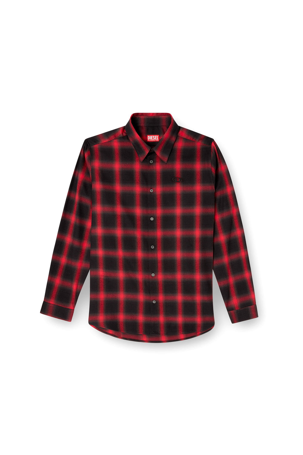 Men's Cotton shirt with embroidered logo Multicolor