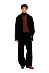 Men's Corduroy pants with drawstring Brown