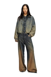Women's Relaxed Jeans Blue/Brown 1996 D-Sire