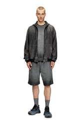 Men's Sweat shorts with phoenix devoré Grey