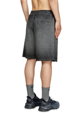 Men's Sweat shorts with phoenix devoré Grey