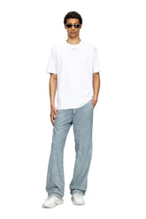 Men's T-shirt with cut-out Oval D White