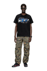 Men's T-shirt with Oval D logo Black