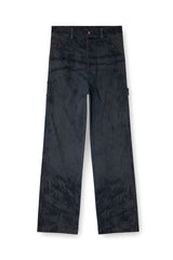 Men's Utility pants in cotton blend Black