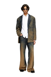 Men's Shirt with embroidered Oval D White