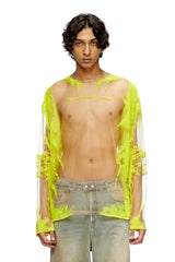 Women's Long-sleeve nylon T-shirt with lyrics print Pink