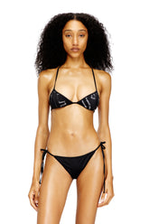 Women's Bikini top with graphic print Red