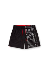 Men's Swim shorts with oversized logo print Blue