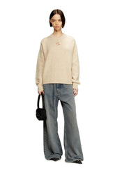 Women's Jumper in wool and alpaca blend Beige