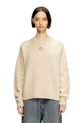 Women's Jumper in wool and alpaca blend Beige