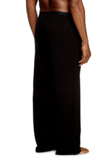 Men's Logo-waistband lounge pants in cotton terry Black