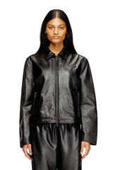 Women's Coach jacket in leather Black