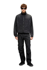 Men's Nylon pants with cargo pockets Black