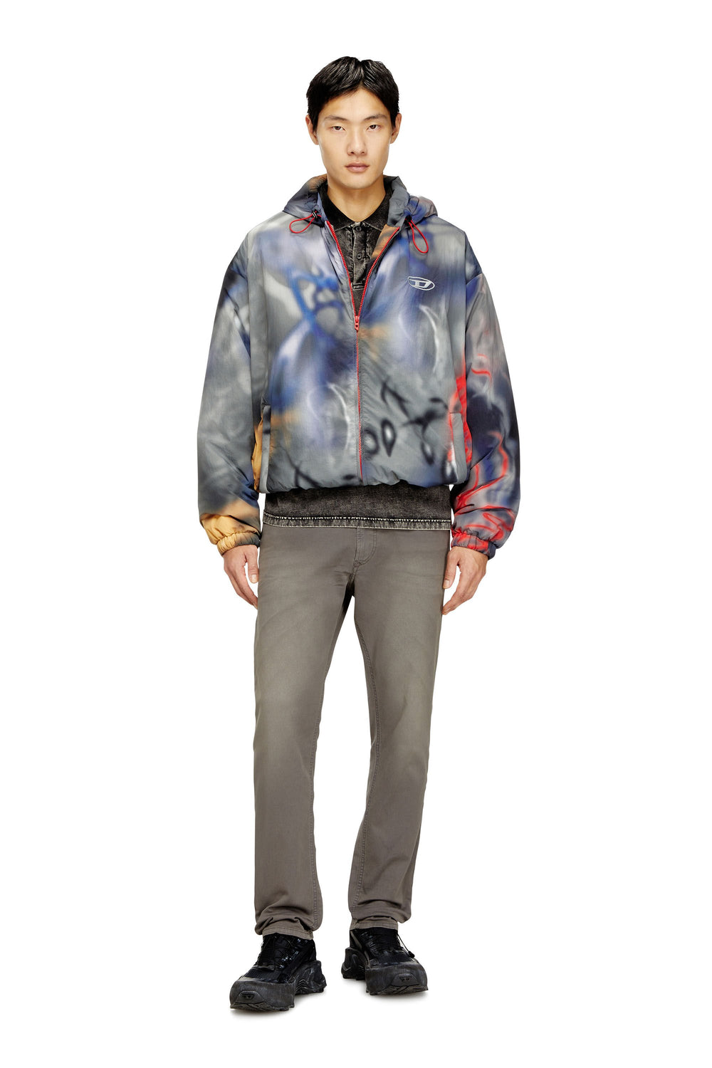 Men's Regular Jeans Grey 2032 D-Krooley-BW Joggjeans®