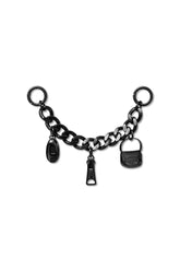 Women's Charm Thick Gun Metal Black