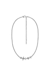 Women's Stainless steel charm necklace Silver